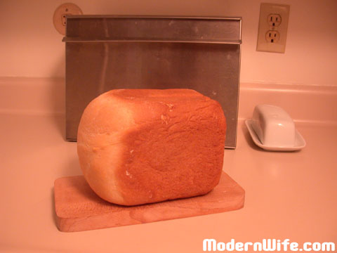 Breadman Breadmaker bread and bread box